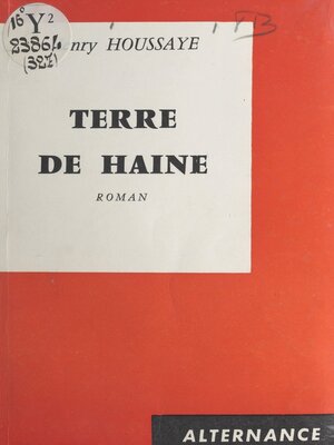 cover image of Terre de haine